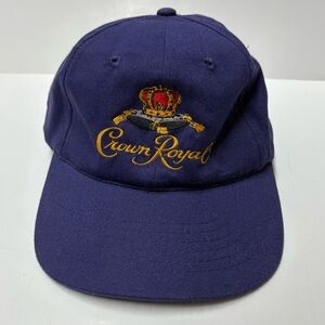 Crown Royal Hat Baseball Cap Purple Adjustable Size